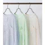 n'OrLABELシアーストライプバンドカラーシャツ | osharewalker | 詳細画像18