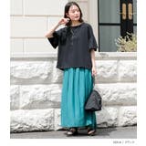 n'OrLABEL冷感キープ袖フレアカットソー | osharewalker | 詳細画像9