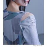 kOhAKUアート柄カットソー | osharewalker | 詳細画像2