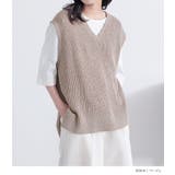 n'OrLABELミックスヤーンニットベスト | osharewalker | 詳細画像10