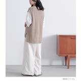 n'OrLABELミックスヤーンニットベスト | osharewalker | 詳細画像13