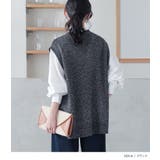 n'OrLABELミックスヤーンニットベスト | osharewalker | 詳細画像16