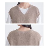n'OrLABELミックスヤーンニットベスト | osharewalker | 詳細画像18