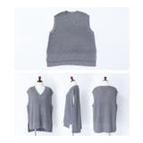 n'OrLABELミックスヤーンニットベスト | osharewalker | 詳細画像19