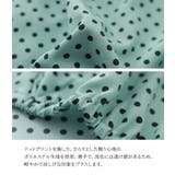 n'OrLABEL裾ギャザードットブラウス | osharewalker | 詳細画像5
