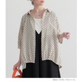 n'OrLABEL裾ギャザードットブラウス | osharewalker | 詳細画像9