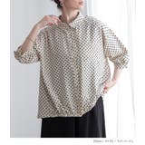 n'OrLABEL裾ギャザードットブラウス | osharewalker | 詳細画像11