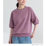n'OrLABEL配色ステッチ半袖スウェット | osharewalker | 詳細画像6