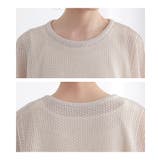 n'OrLABEL透かし編みボックスシルエットニット | osharewalker | 詳細画像16 