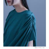 kOhAKUフレンチスリーブドレープカットソー | osharewalker | 詳細画像15 