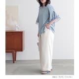 n'OrLABELチュールレイヤードフレアスリーブカットソー | osharewalker | 詳細画像15 