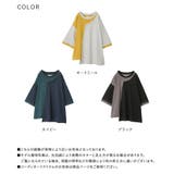 n'OrLABEL配色アシメ切替カットソー | osharewalker | 詳細画像19