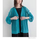 n'OrLABELウェーブジャカードシアーカーディガン | osharewalker | 詳細画像11 