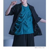 kOhAKU接触冷感フロントドレープカットソー  | osharewalker | 詳細画像7 