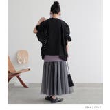 n'OrLABELシアー切替シャーリングドルマンカットソー | osharewalker | 詳細画像13 