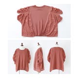 n'OrLABELシアー切替シャーリングドルマンカットソー | osharewalker | 詳細画像17 