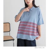 n'OrLABELミックス編みボーダーポロニット  | osharewalker | 詳細画像11 