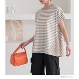 n'OrLABELボーダー切替フレンチスリーブカットソー | osharewalker | 詳細画像13 