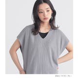 n'OrLABELVネックニットチュニック  | osharewalker | 詳細画像2 