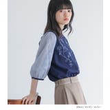 somari imaginationシアースリーブ刺繍ブラウス | osharewalker | 詳細画像5
