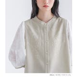 somari imaginationシアースリーブ刺繍ブラウス | osharewalker | 詳細画像9