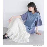 somari imaginationコットンレース切り替えポロカットソー | osharewalker | 詳細画像7