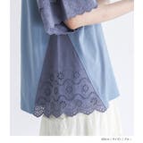 somari imaginationコットンレース切り替えポロカットソー | osharewalker | 詳細画像14