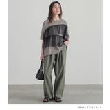 n'OrLABELドットチュールドッキングカットソー | osharewalker | 詳細画像9 