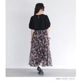 somari imaginationフェイクパール付きフラワージャカードブラウス | osharewalker | 詳細画像6 