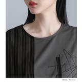 kOhAKUストライプ切替ドルマンカットソー | osharewalker | 詳細画像10