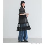 somari imaginationドットチュール＆レース切り替えカットソー  | osharewalker | 詳細画像11 