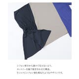 kOhAKUシフォンシャーリングアシメカットソー | osharewalker | 詳細画像4 