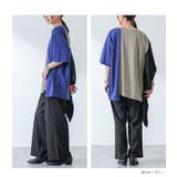 kOhAKUシフォンシャーリングアシメカットソー | osharewalker | 詳細画像12 