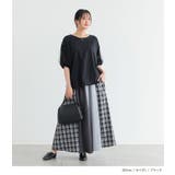 n'OrLABEL汗じみ防止チュールぽわん袖カットソー | osharewalker | 詳細画像13