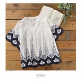 somari imagination配色刺繍ブラウス | osharewalker | 詳細画像7 