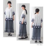 somari imagination配色刺繍ブラウス | osharewalker | 詳細画像12 