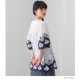 somari imagination配色刺繍ブラウス | osharewalker | 詳細画像13 