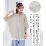 n'OrLABELスラブカットソー半袖パーカー | osharewalker | 詳細画像2 