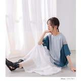 n'OrLABEL冷感配色メッシュ切替ドルマンカットソー | osharewalker | 詳細画像11 