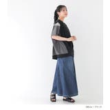 n'OrLABEL冷感配色メッシュ切替ドルマンカットソー | osharewalker | 詳細画像16 
