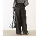 n'OrLABELベルト付きハイウエストタックワイドパンツ  | osharewalker | 詳細画像6 