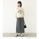 n'OrLABELヘリンボーンチェック柄ナロースカート | osharewalker | 詳細画像10 