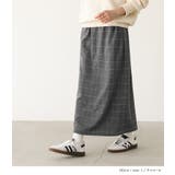 n'OrLABELヘリンボーンチェック柄ナロースカート | osharewalker | 詳細画像11 