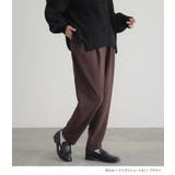 n'OrLABELカットジョーゼットタックテーパードパンツ | osharewalker | 詳細画像8 