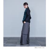 kOhAKUアシンメトリープリーツラインパンツ  | osharewalker | 詳細画像6 