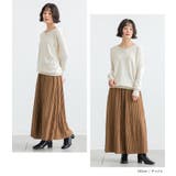 n'OrLABELフェイクスエードプリーツガウチョパンツ | osharewalker | 詳細画像10