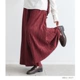 n'OrLABELフェイクスエードプリーツガウチョパンツ | osharewalker | 詳細画像15