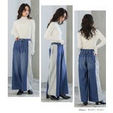 n'OrLABELスウェット切替デニムパンツ | osharewalker | 詳細画像12