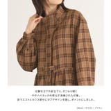 n'OrLABELタブ付きチェックワンピース | osharewalker | 詳細画像3
