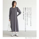 n'OrLABEL配色レイヤード風タックスリーブリブワンピース | osharewalker | 詳細画像2